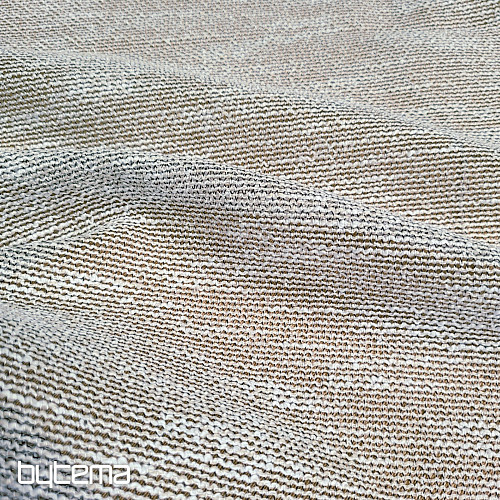 Cortina de lujo GERSTER 11882/0870 en blanco y negro