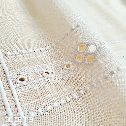 Cortina para vidriera GERSTER 11884 blanca