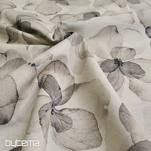 Tela decorativa TUTUKI FLOWER BEIGE