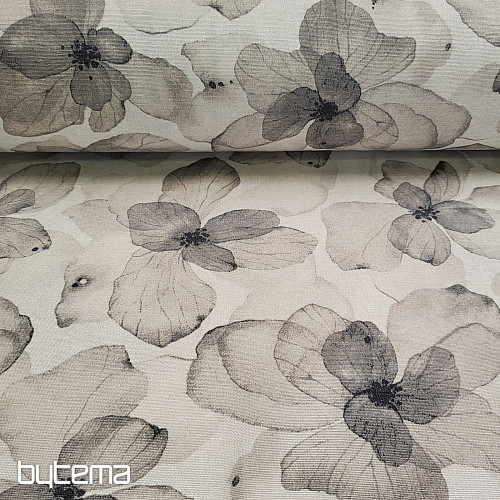 Tela decorativa TUTUKI FLOWER BEIGE