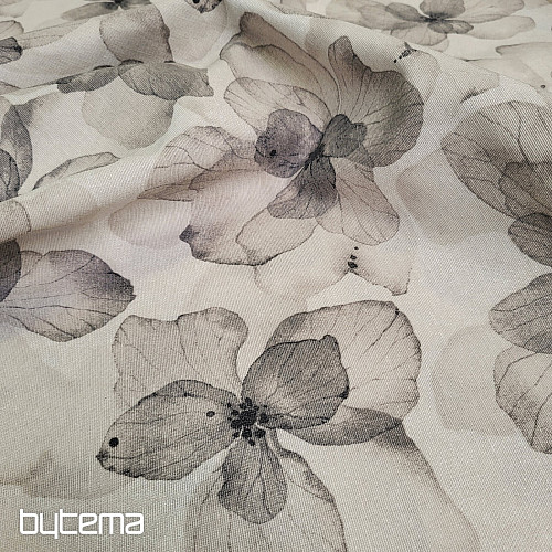 Tela decorativa TUTUKI FLOWER BEIGE