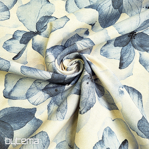 Tela decorativa TUTUKI FLOWER BLUE