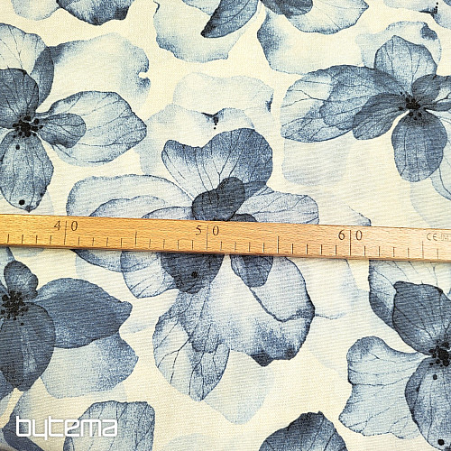 Tela decorativa TUTUKI FLOWER BLUE
