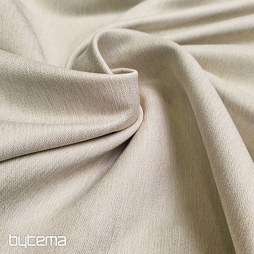 Lujosa tela decorativa monocromática de diseño GERSTER 7032/0870 BEIGE