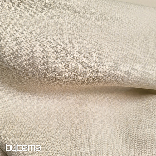Lujosa tela decorativa monocromática de diseño GERSTER 7032/0023 BEIGE
