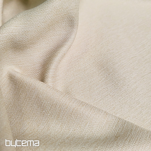Lujosa tela decorativa monocromática de diseño GERSTER 7032/0023 BEIGE