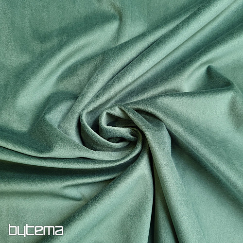 Lujosa tela decorativa monocromática de diseño GERSTER 77042/0500 VERDE