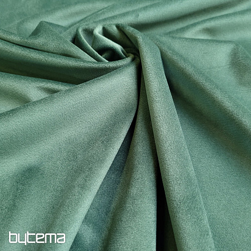 Lujosa tela decorativa monocromática de diseño GERSTER 77042/0500 VERDE