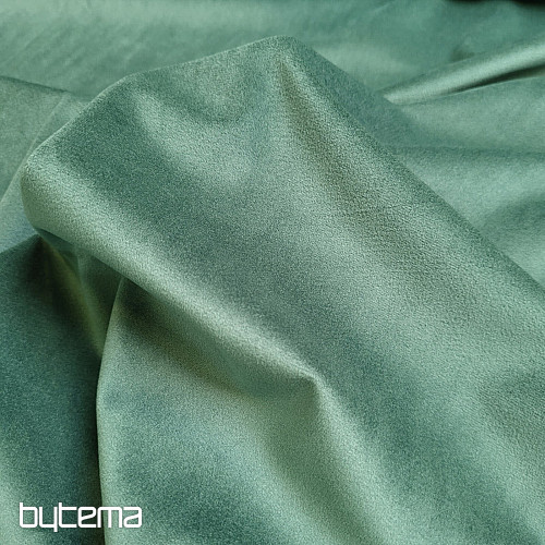 Lujosa tela decorativa monocromática de diseño GERSTER 77042/0500 VERDE