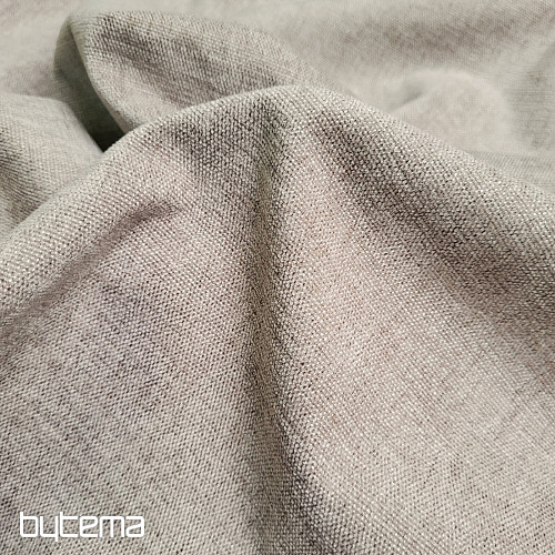 Lujosa tela decorativa monocromática de diseño GERSTER 77054/0040 GRIS CLARO