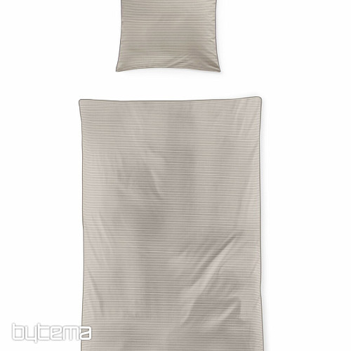 IRISETTE satén de algodón de lujo TOKIO 8607-80 gris beige