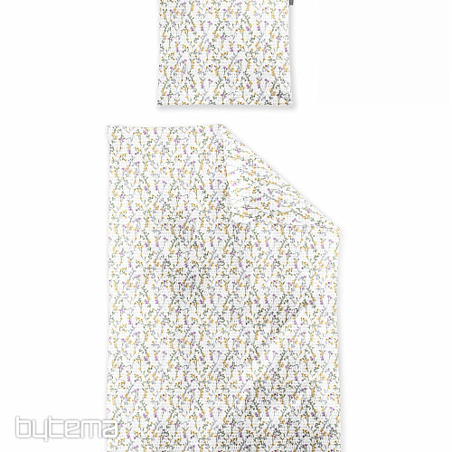 IRISETTE crepé suave de lujo EASY 8665-40 Flores amarillas