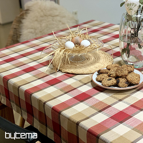 Mantel y bufanda ATILA ROJO