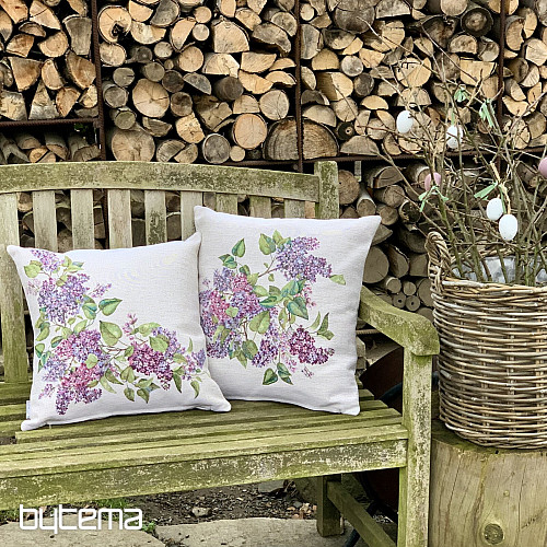 Funda de almohada tapiz LILA en el centro