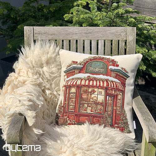 Cubierta decorativa navideña TIENDA DE NAVIDAD