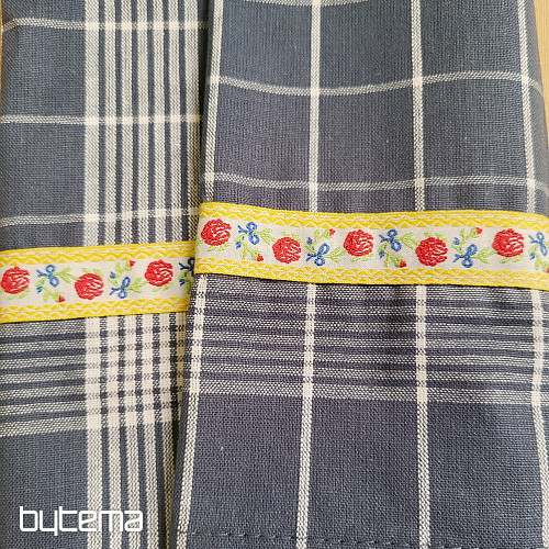 Toallas de GRANDMOTHER GREY CON FLORES