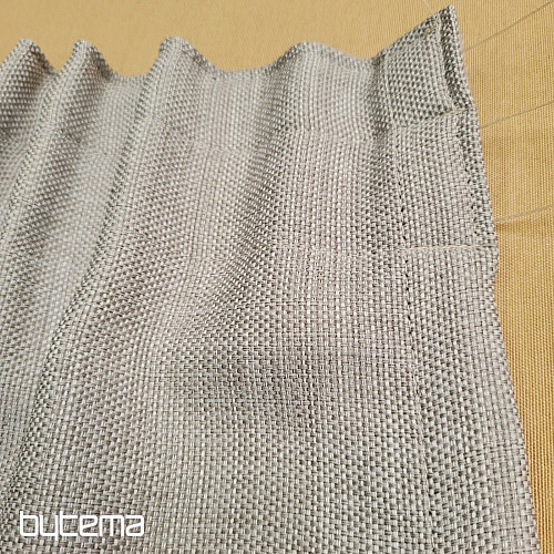 Cortina decorativa prefabricada GERSTER DIM OUT 77005/840 GRIS BEIGE