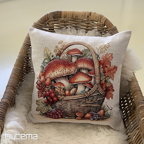 Funda de almohada de tapiz CHAMPIÑONES EN EL CARRITO