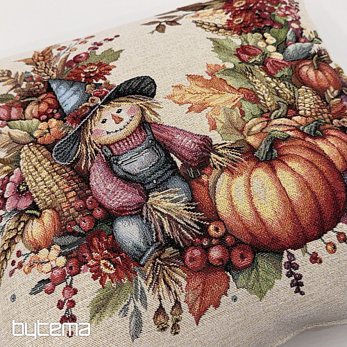Funda de almohada de tapiz CALABAZA E INSECTO