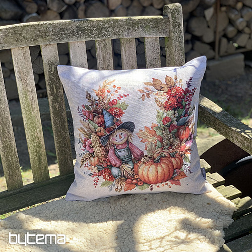 Funda de almohada de tapiz CALABAZA E INSECTO