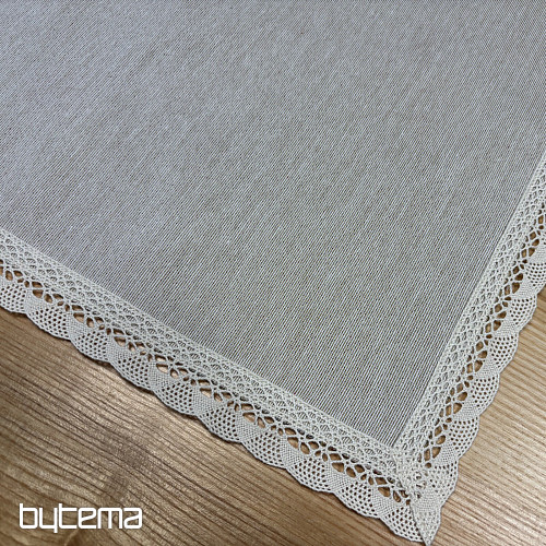Mantel tapiz y bufanda NATURALEZA CON ENCAJE