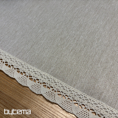Mantel tapiz y bufanda NATURALEZA CON ENCAJE