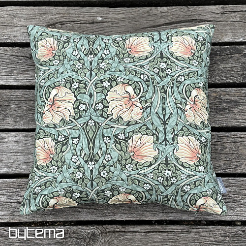 Funda de almohada decorativa FLORES DORADAS