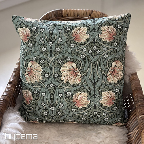 Funda de almohada decorativa FLORES DORADAS