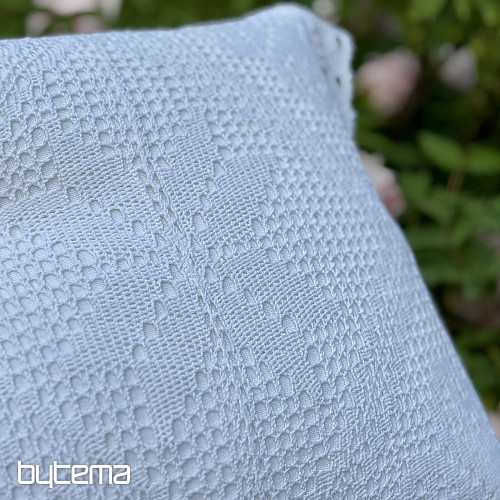 Funda decorativa de encaje blanco