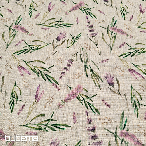Tela decorativa LAVENDER LINO