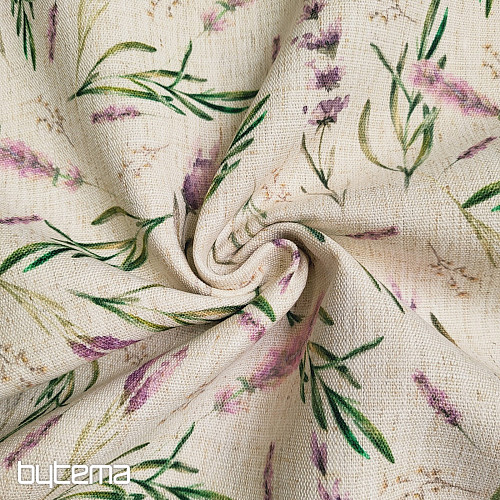 Tela decorativa LAVENDER LINO
