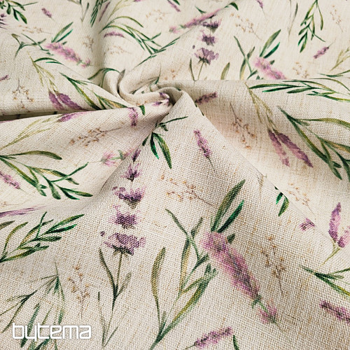 Tela decorativa LAVENDER LINO