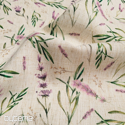 Tela decorativa LAVENDER LINO