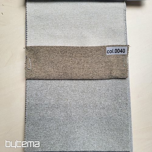 Tela decorativa de diseño en color liso DIM OUT GERSTER 77045/0040 BEIGE OSCURO