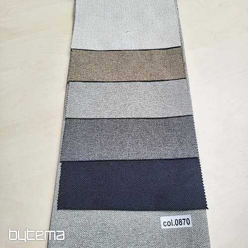 Tela decorativa de diseño en color liso DIM OUT GERSTER 77045/0810 ANTRACITA