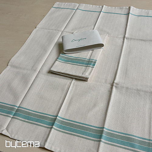 Toallas FRENCH STRIPES AQUA 70x50 2 unidades