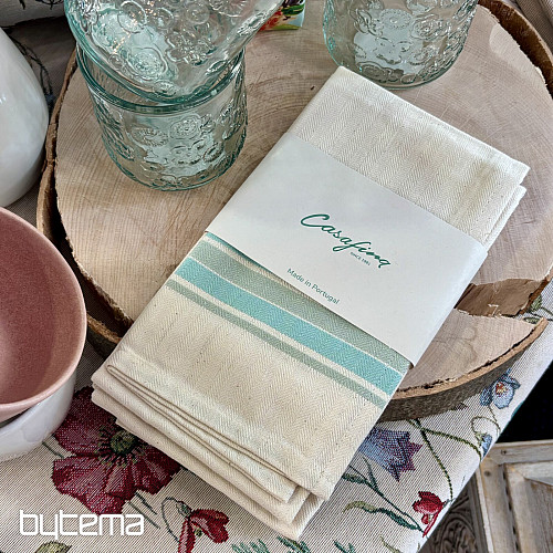 Toallas FRENCH STRIPES AQUA 70x50 2 unidades