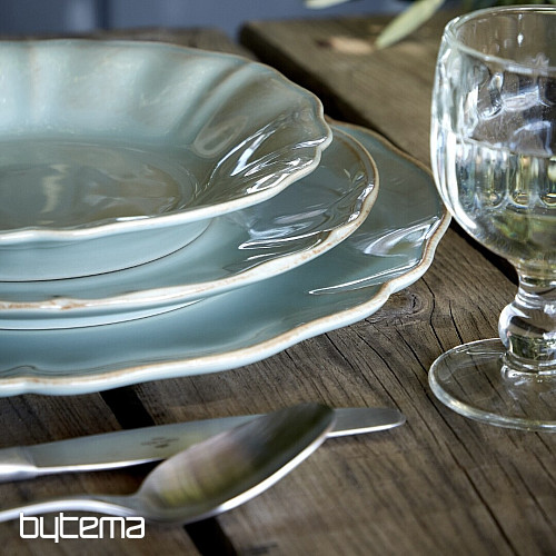 Plato ALENTEJO 27 cm turquesa