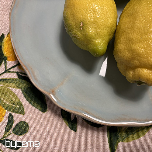 Plato ALENTEJO 27 cm turquesa