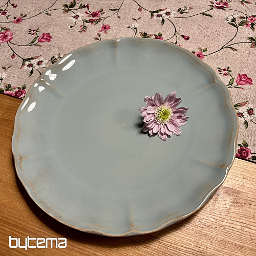 Plato ALENTEJO 27 cm turquesa