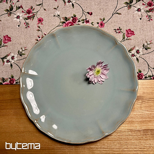 Plato ALENTEJO 27 cm turquesa