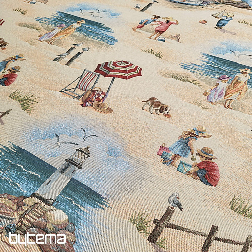 Tapiz con la imagen de NIÑOS EN LA PLAYA.
