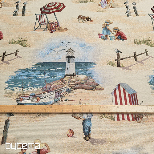 Tapiz con la imagen de NIÑOS EN LA PLAYA.
