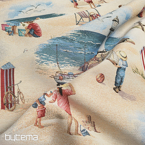 Tapiz con la imagen de NIÑOS EN LA PLAYA.