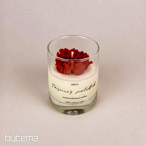 Vela aromática de flores BESO APASIONADO