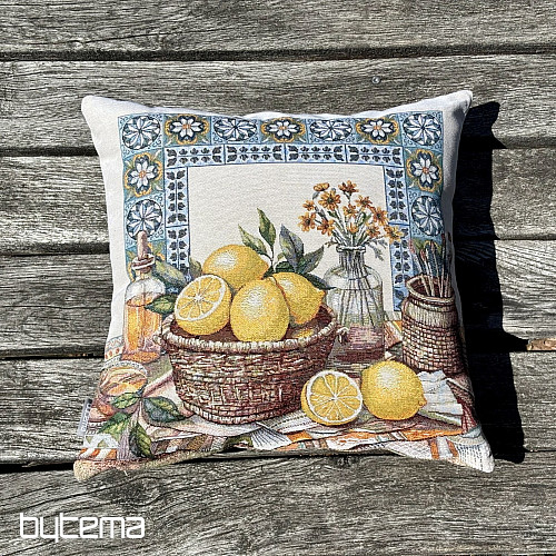 Funda de almohada de tapiz NATURALEZA MUERTA CON LIMONES