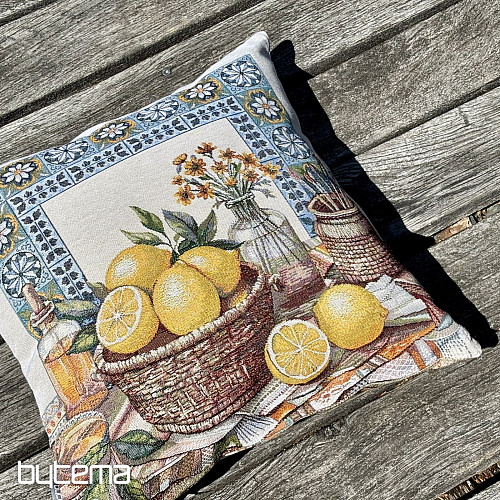 Funda de almohada de tapiz NATURALEZA MUERTA CON LIMONES