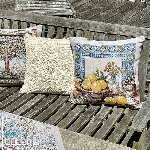 Funda de almohada de tapiz NATURALEZA MUERTA CON LIMONES