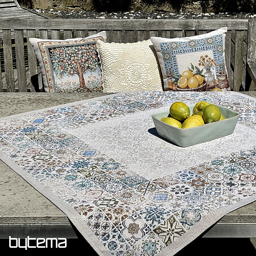 Mantel y bufanda de tapiz MOSAICO VINTAGE