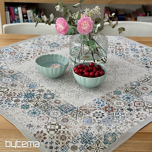 Mantel y bufanda de tapiz MOSAICO VINTAGE